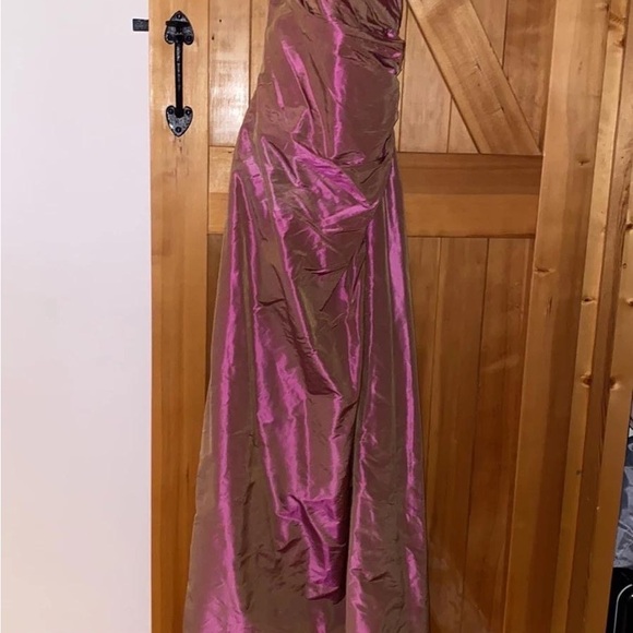 Monsoon Deep Magenta Satin Fabric - Picture 2 of 5